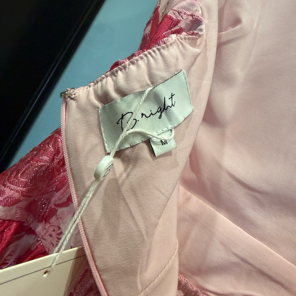 NWT Pink Floral Halter Dress - Picture 5 of 14